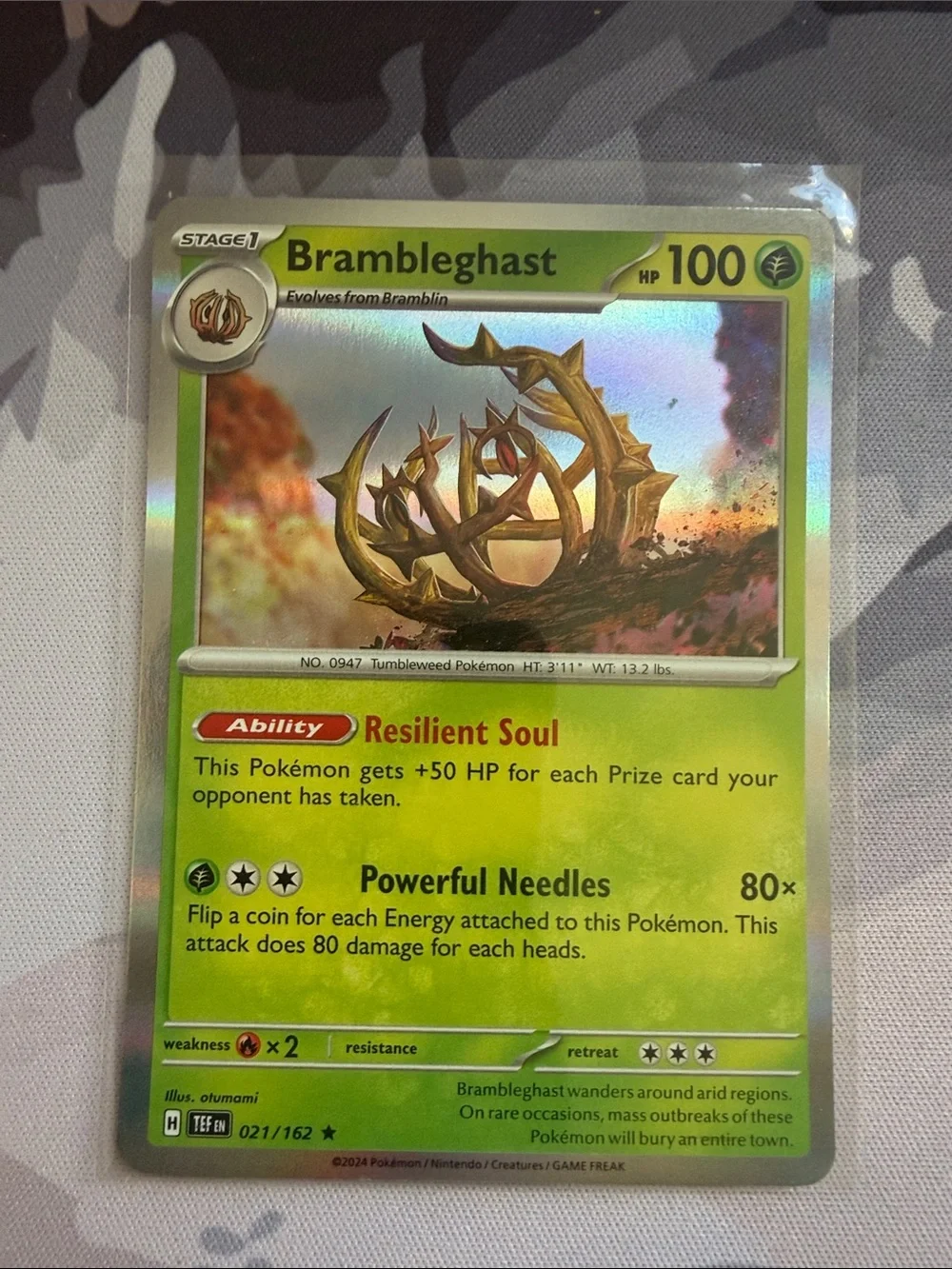 Bramblin & Brambleghast Evolution Line Pokémon Card Lot | 2 Cards ✨5/$25✨